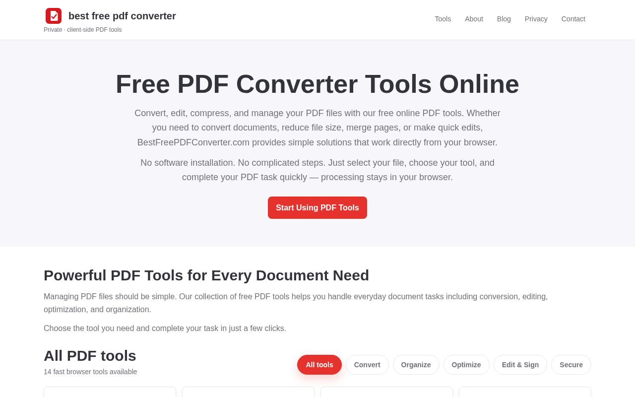 Preview of PDF Converter