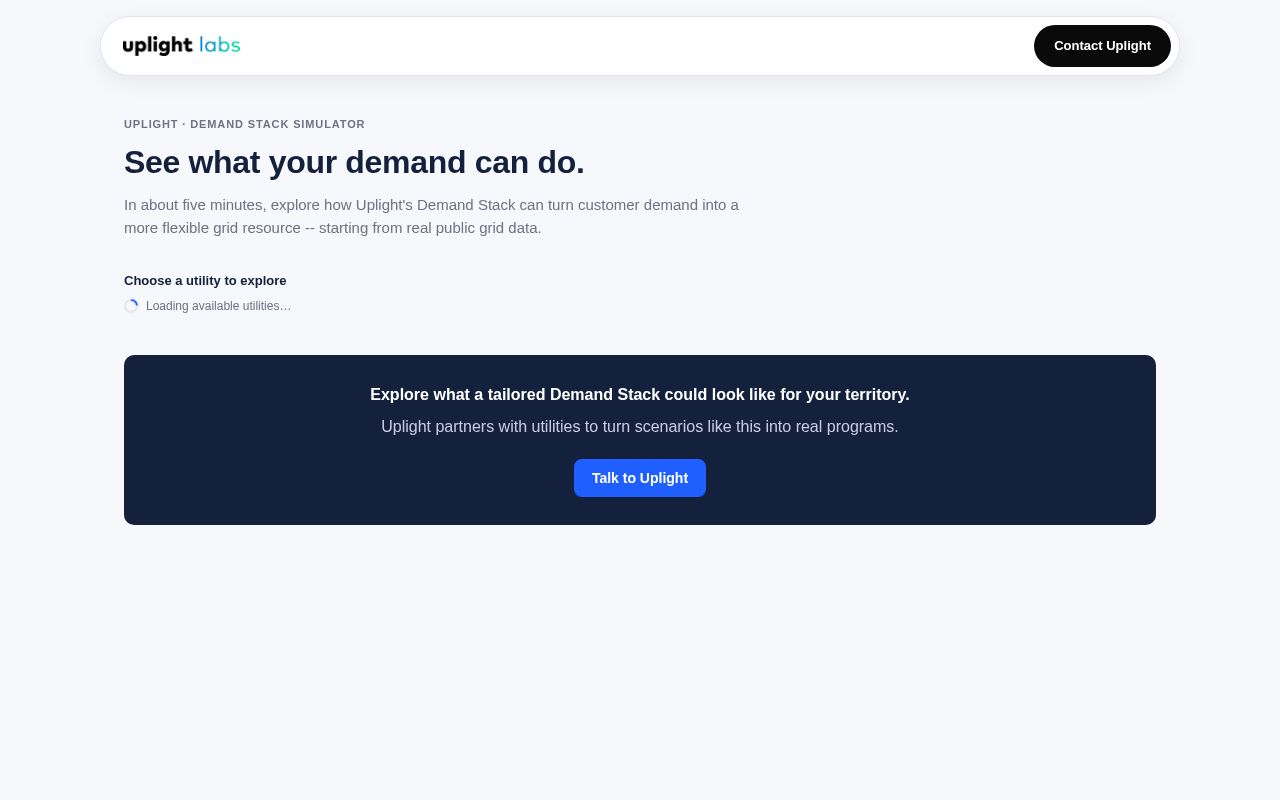 Preview of Demand Stack Sim