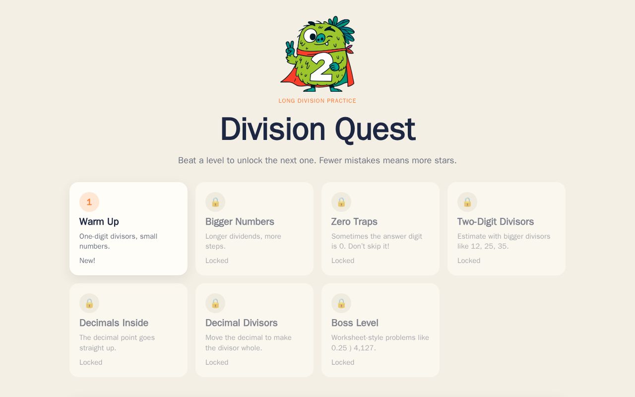 Preview of Division Quest