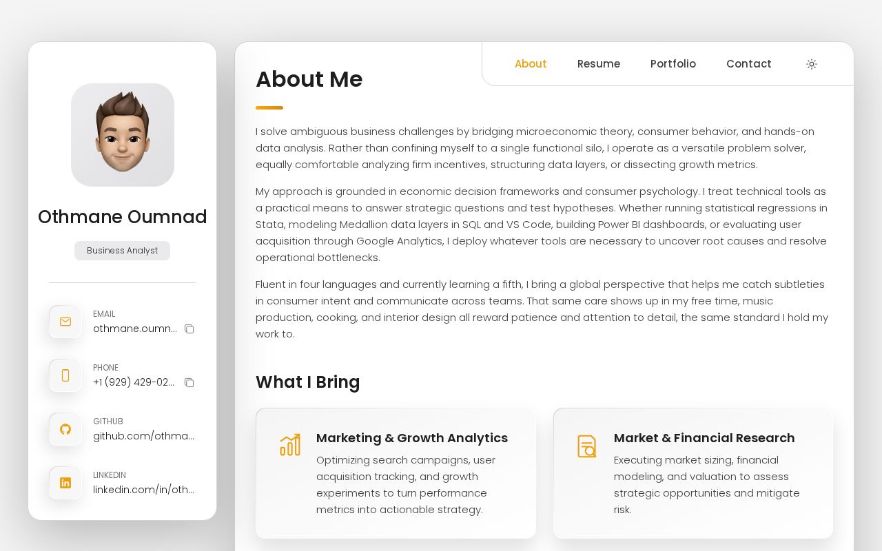 Preview of Othmaneoumnad Github Io