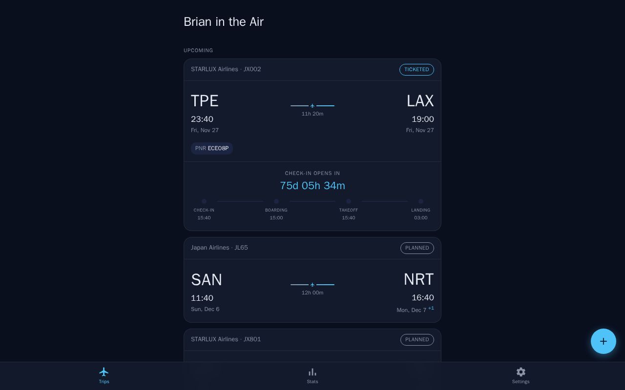 Preview of App00046 Flight Pwa