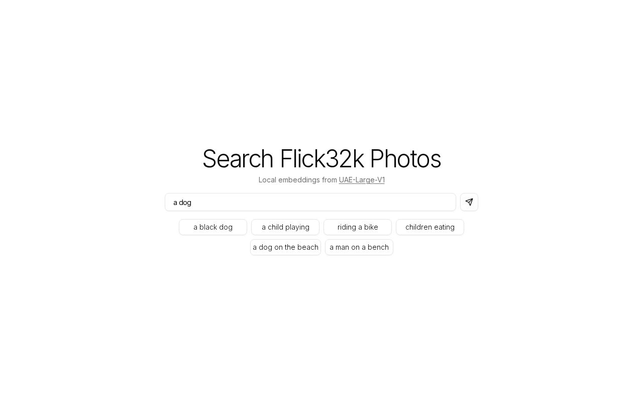 Preview of COMP5523 Image Search Demo