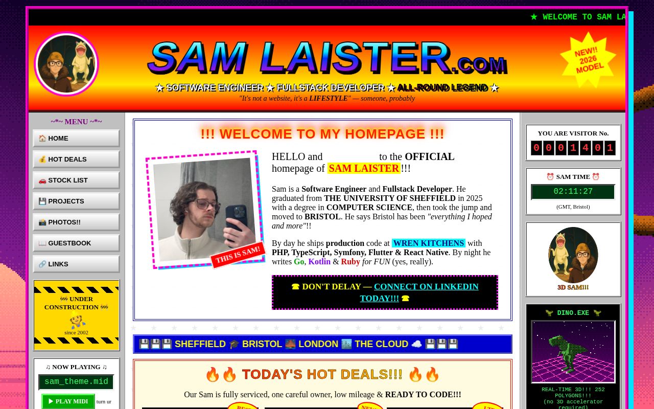 Preview of Sam Laister Com