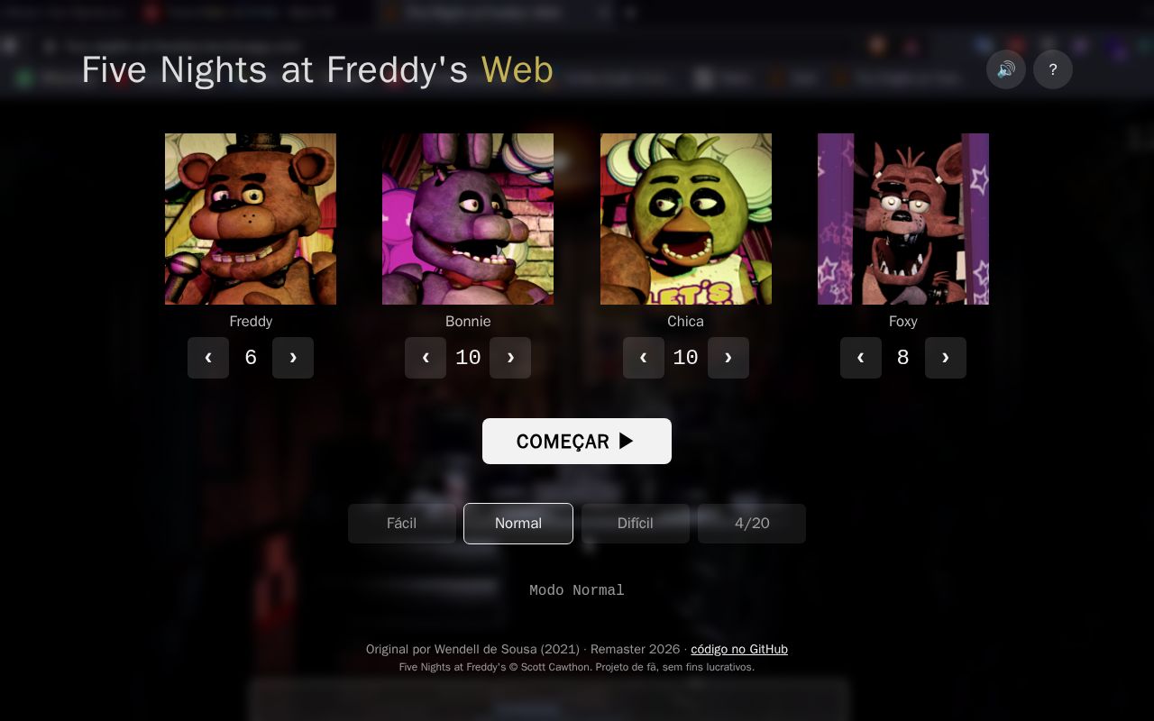 Preview of Fnaf Web
