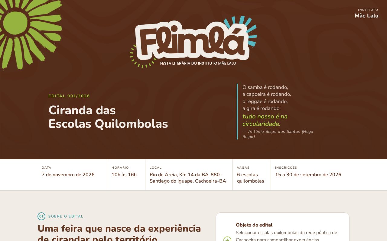 Preview of Flimla Edital 2026