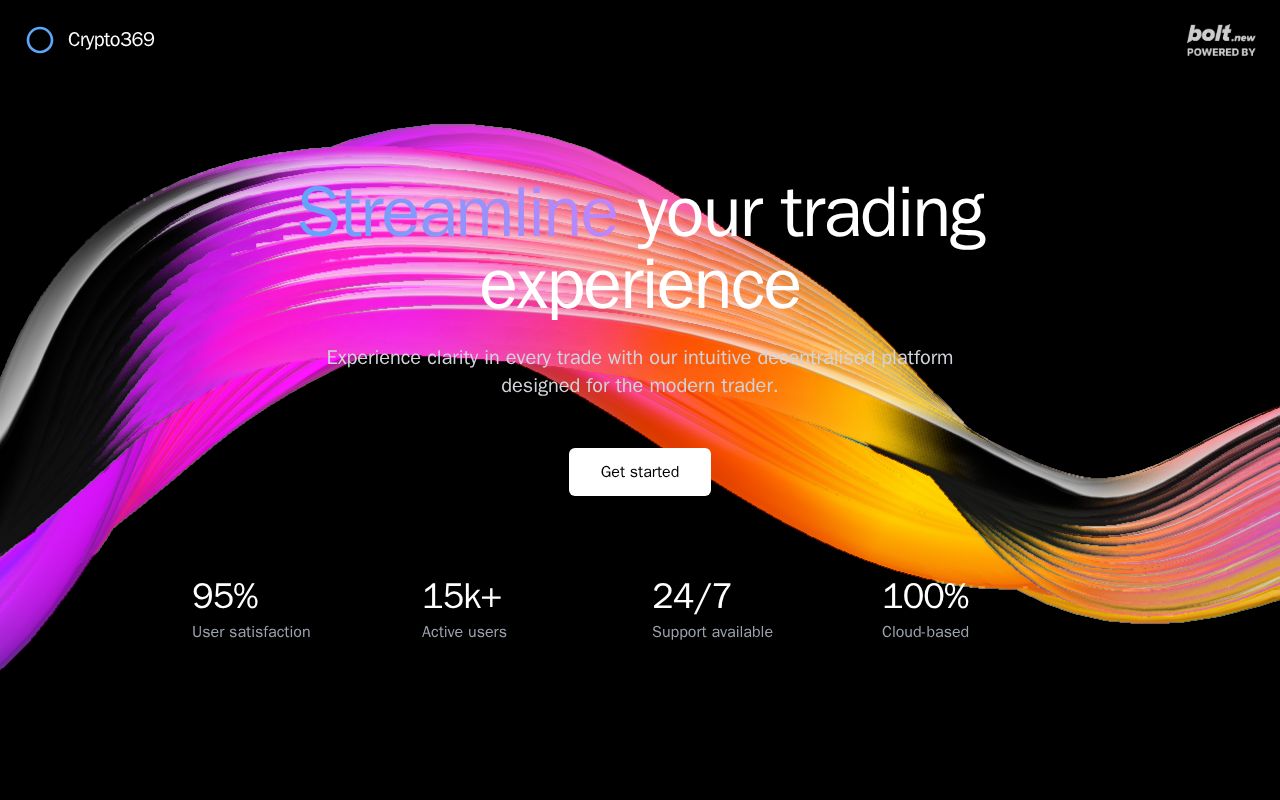 Preview of Crypto369 Decentralized Crypto Exchange