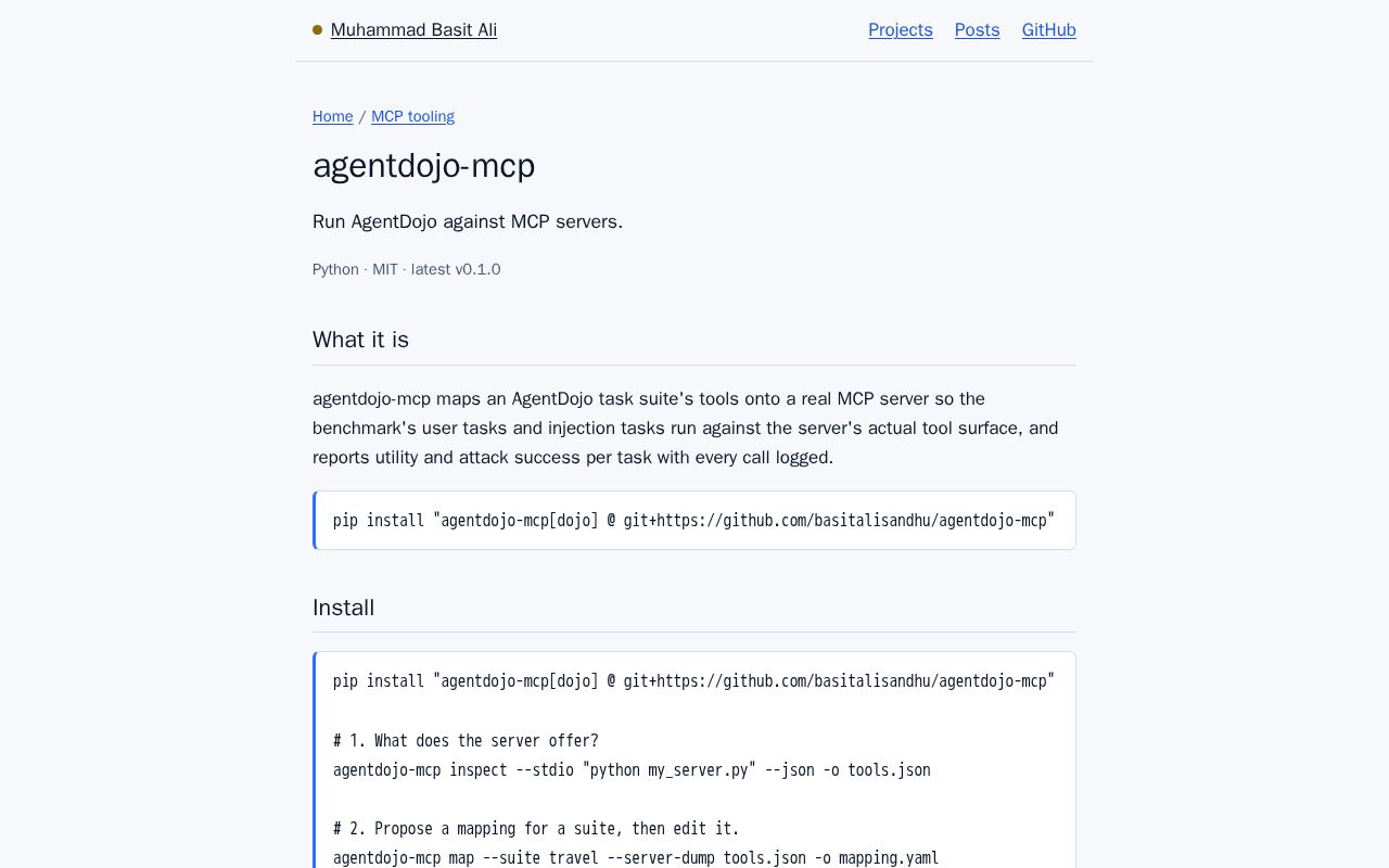 Preview of Agentdojo Mcp