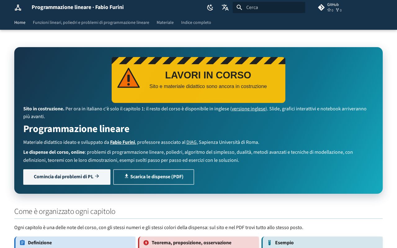 Preview of Programmazione lineare