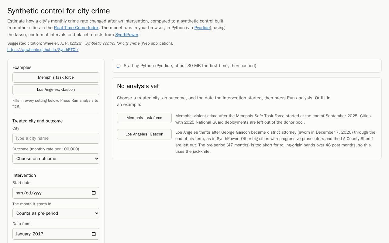 Preview of SynthRTCI