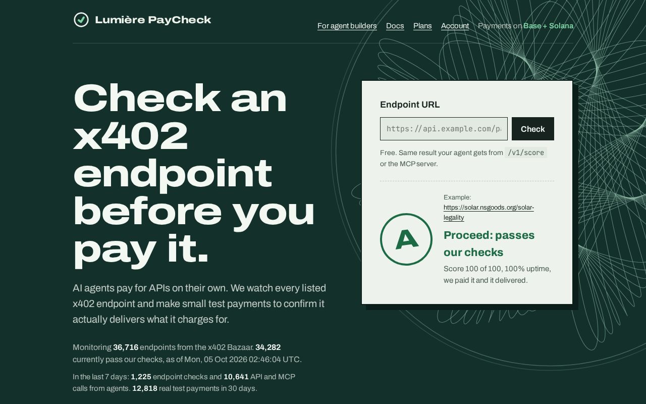 Preview of Lumiere Paycheck