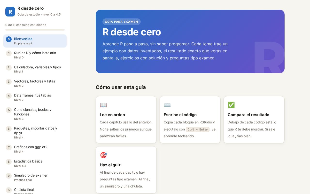 Preview of R Desde Cero