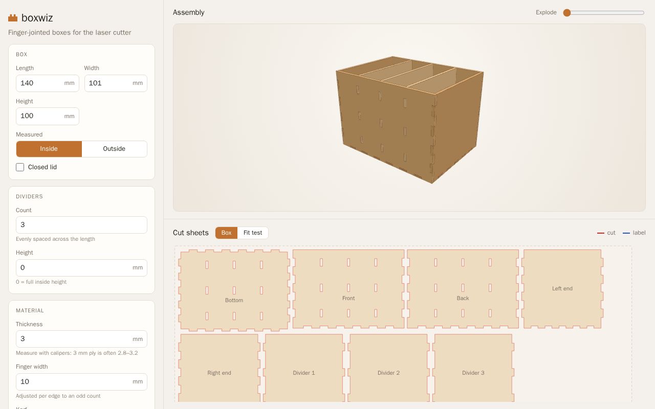 Preview of Boxwiz