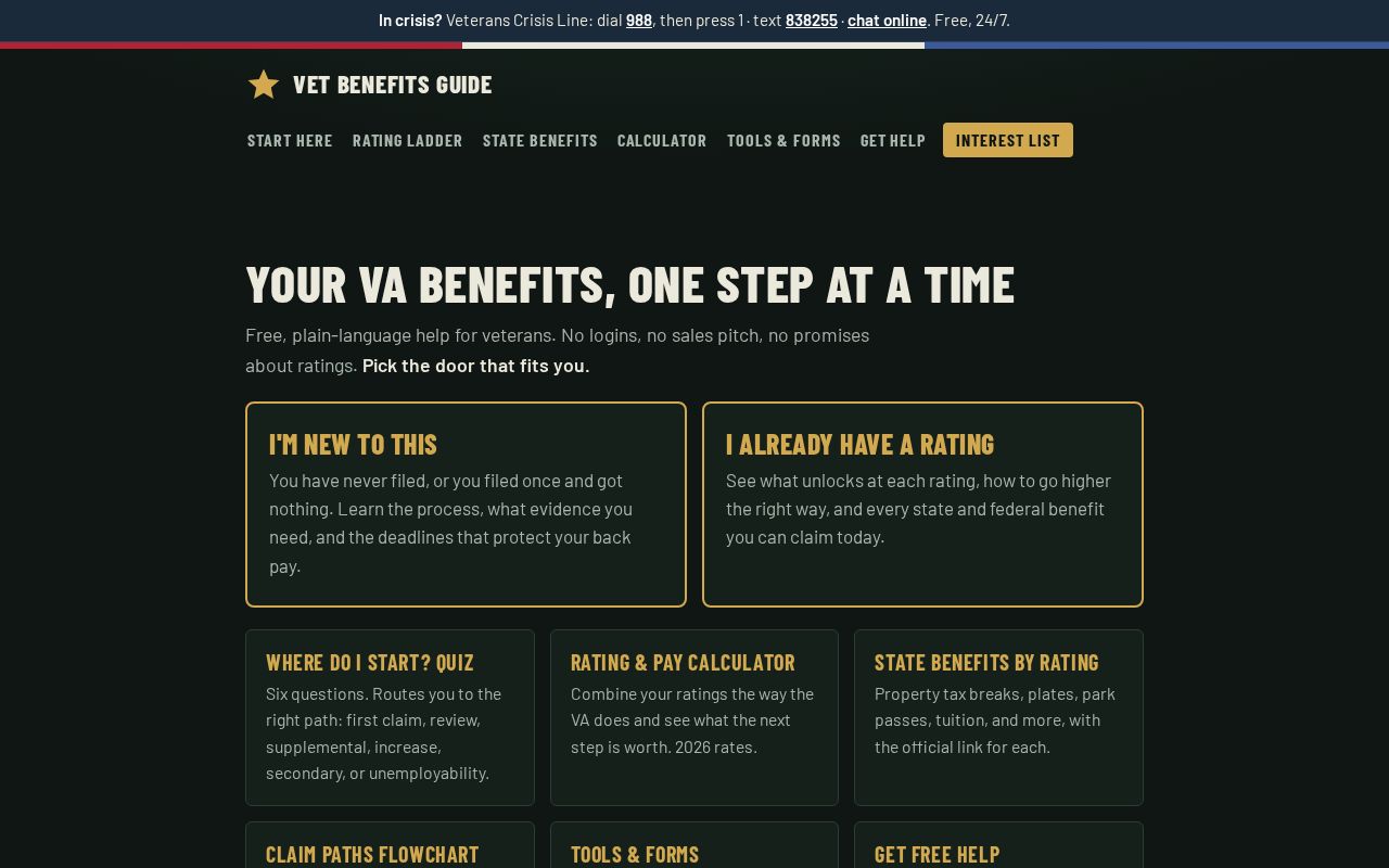 Preview of Vet Benefits Guide