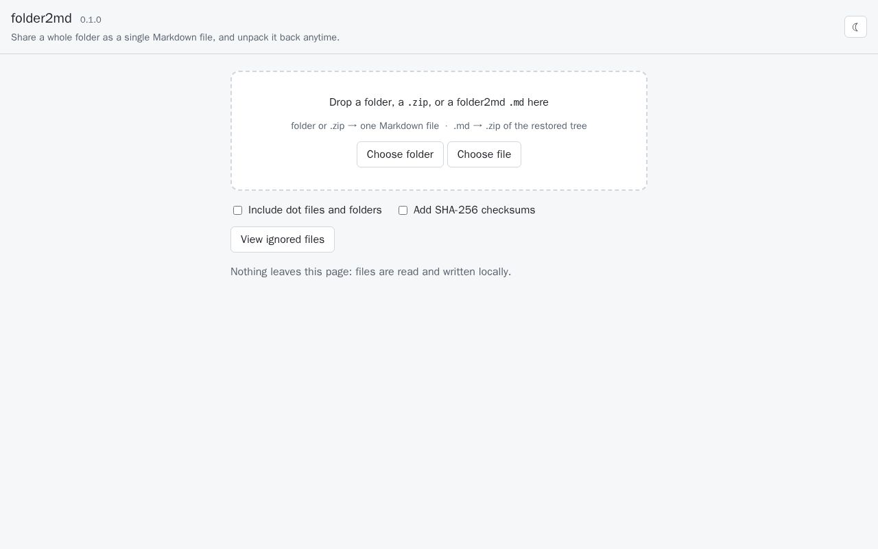 Preview of Folder2md
