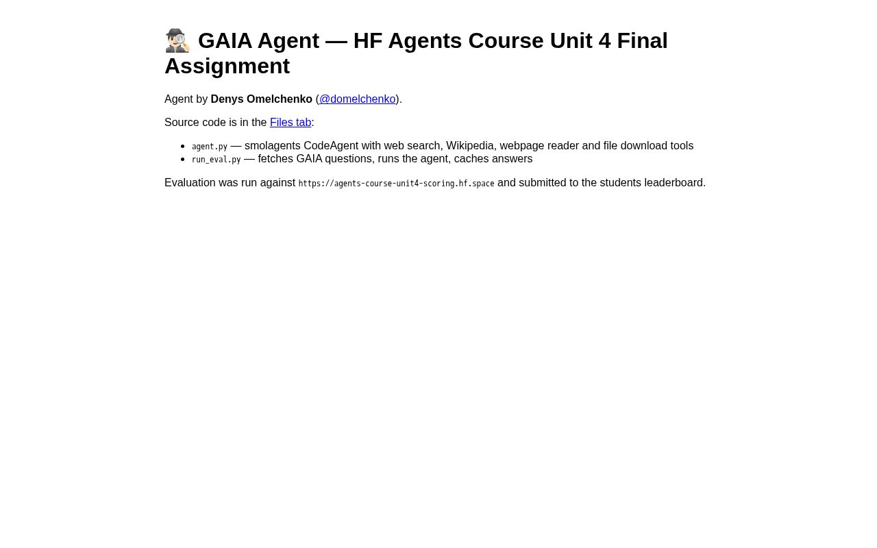 Preview of Final Assignment