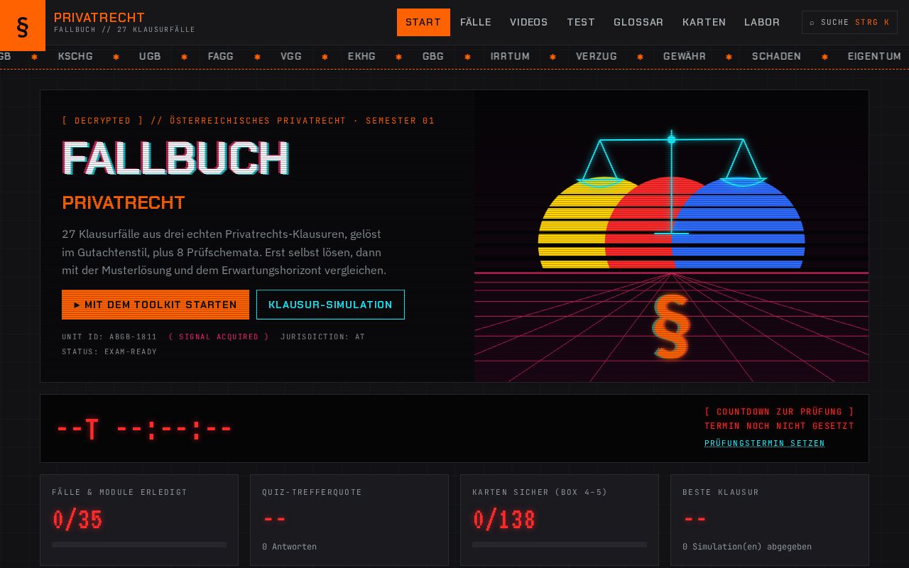Preview of Privatrecht Fallbuch