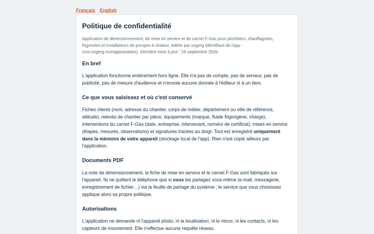 Preview of Plombepro Chauffage Legal