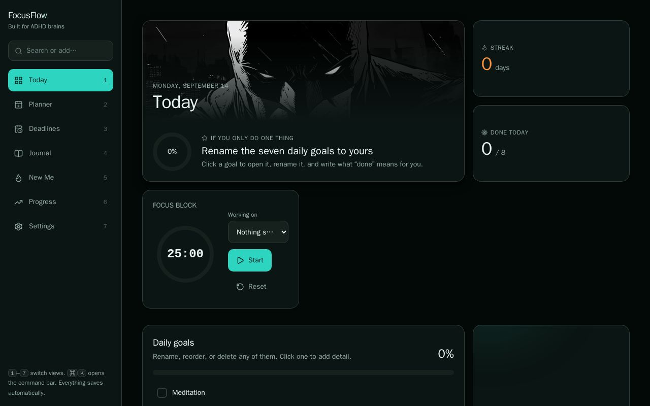 Preview of Focusflow