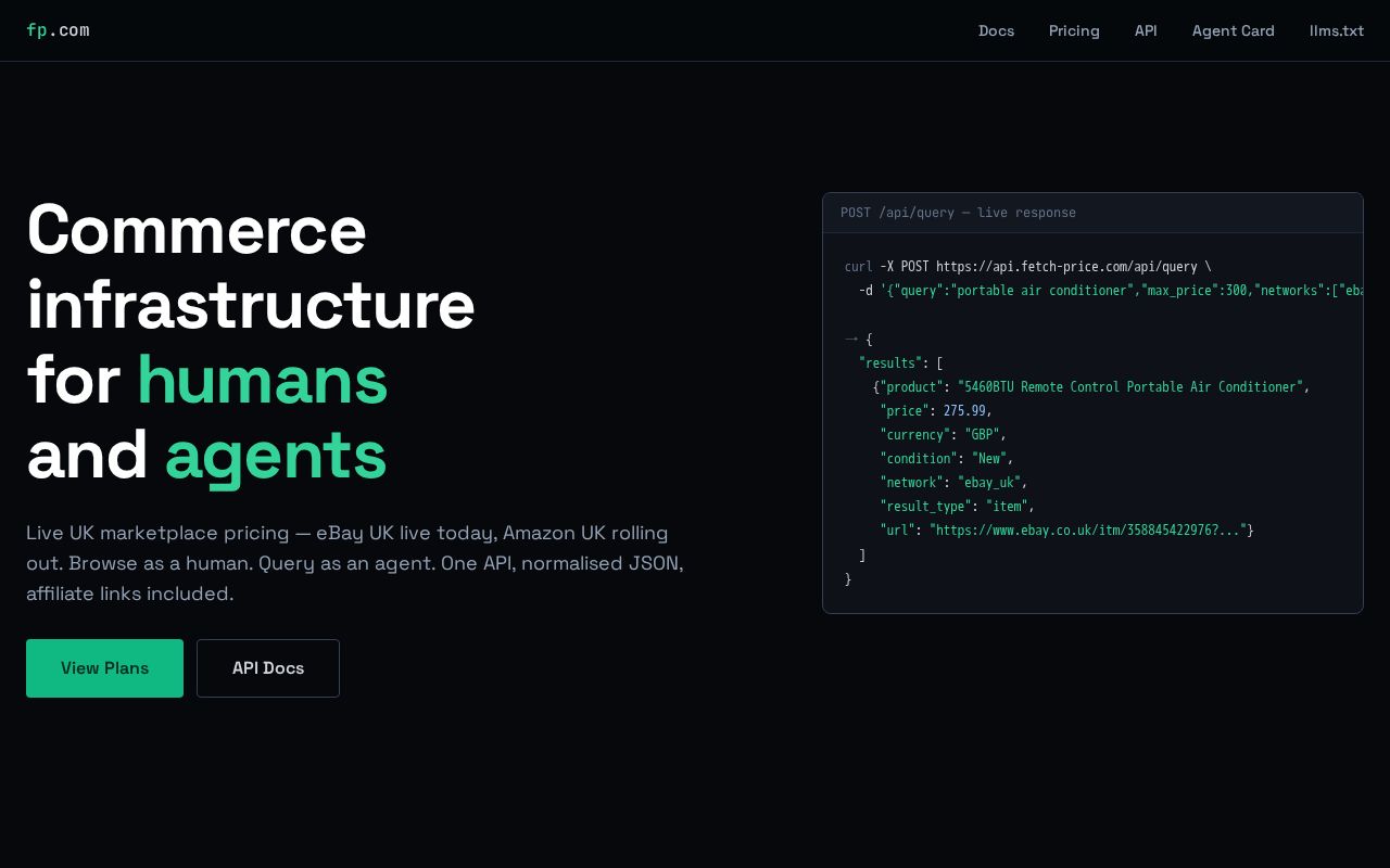 Preview of Fetch Price Com