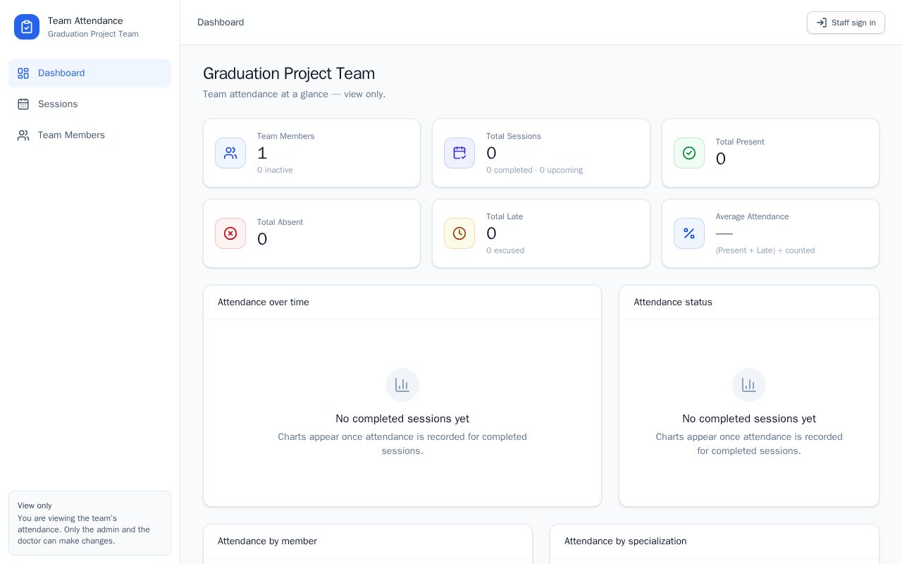Preview of Graduation Project Team Track