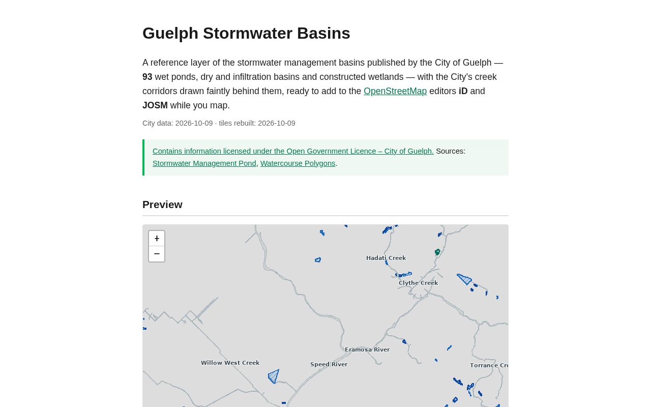 Preview of Guelph Water Layer