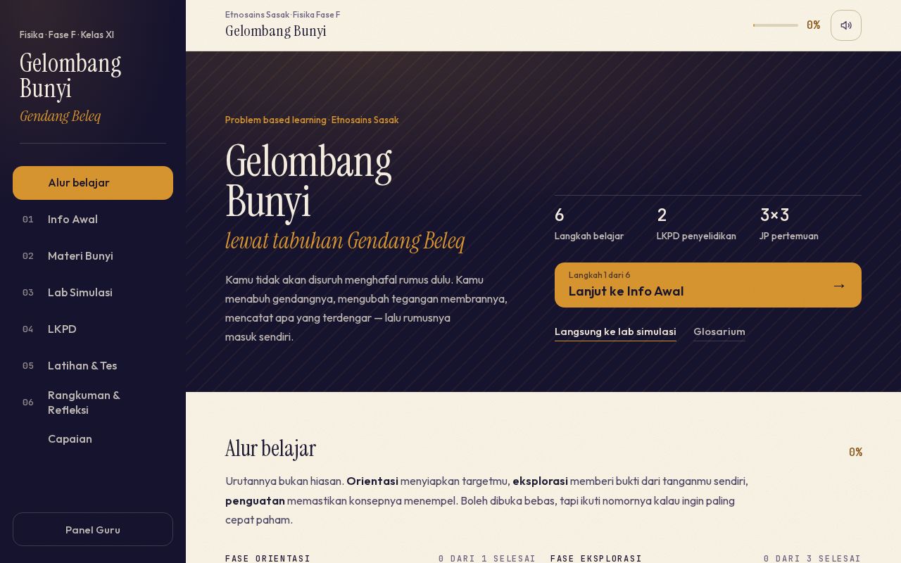 Preview of Gendang Beleq E Module