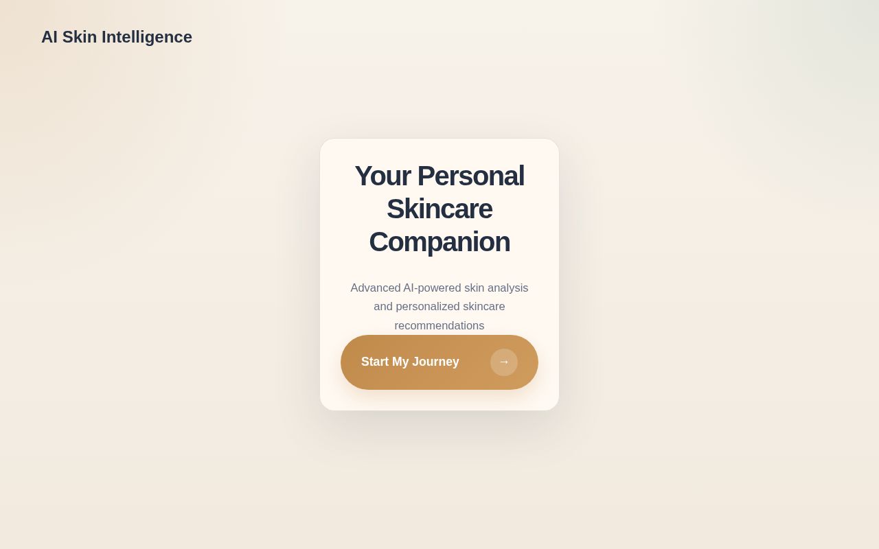 Preview of AI Skin Intelligence Personalized Skincare Planner