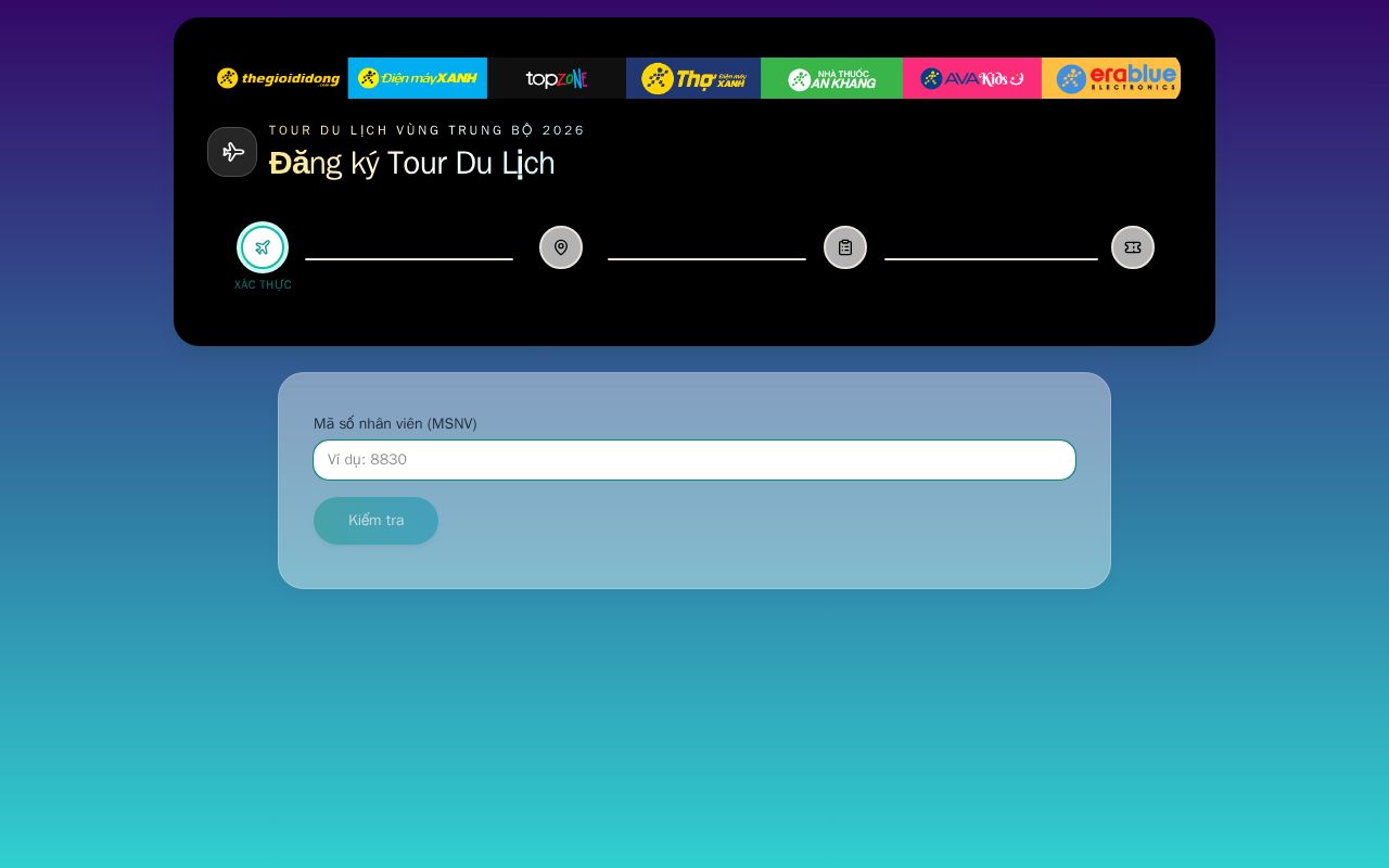 Preview of Tour Register