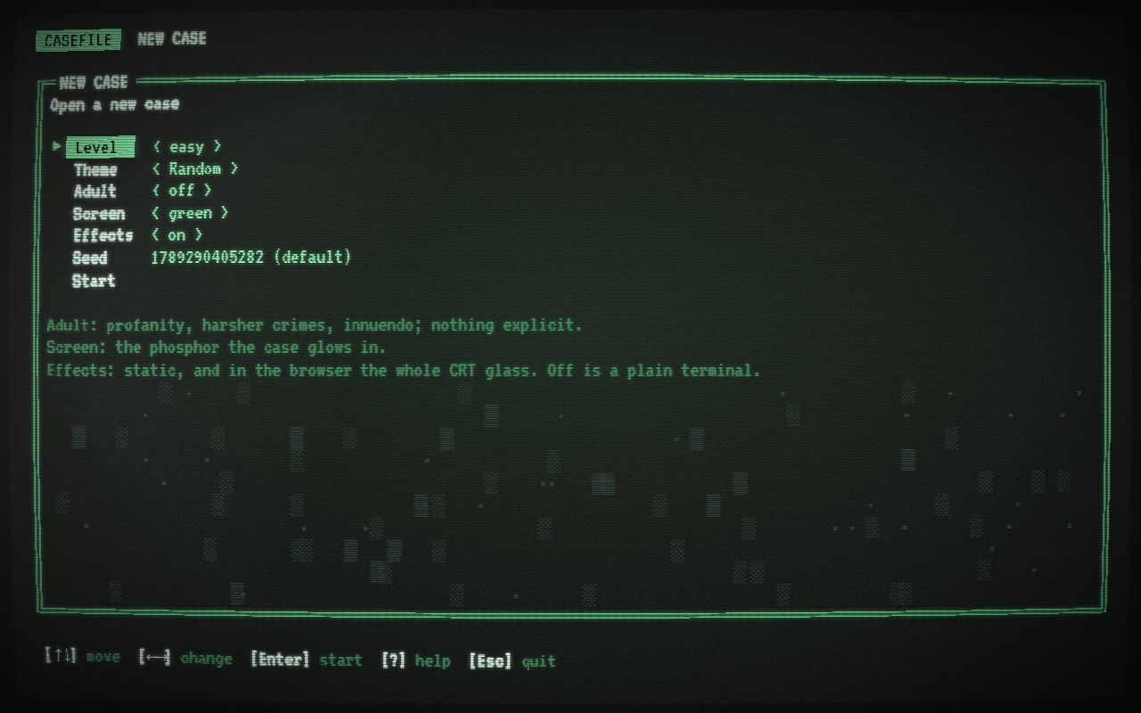 Preview of Logic grid puzzles in your terminal: generator, solver, TUI player