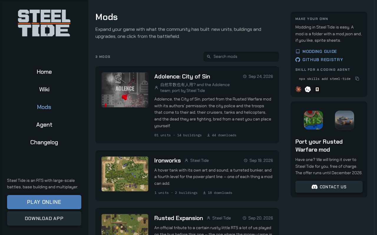 Preview of Mods
