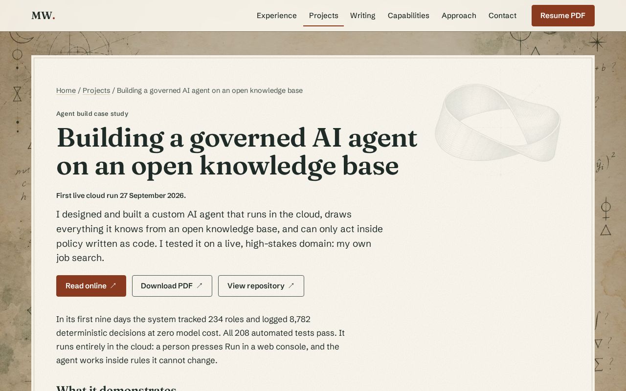 Preview of Governed Ai Agent