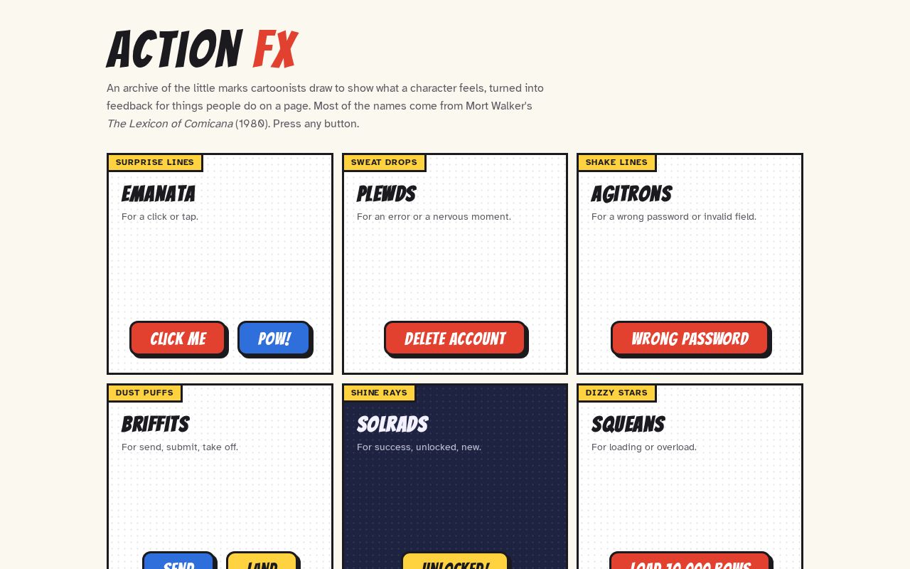 Preview of Action Fx