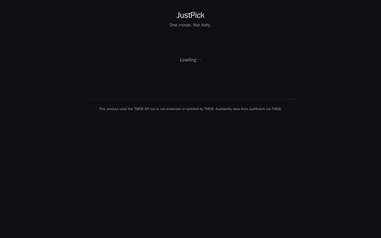 Preview of Justpick
