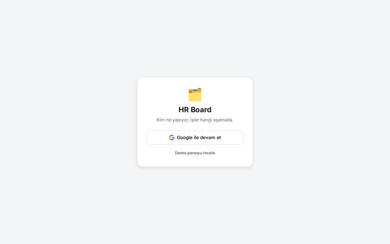 Preview of HR Board