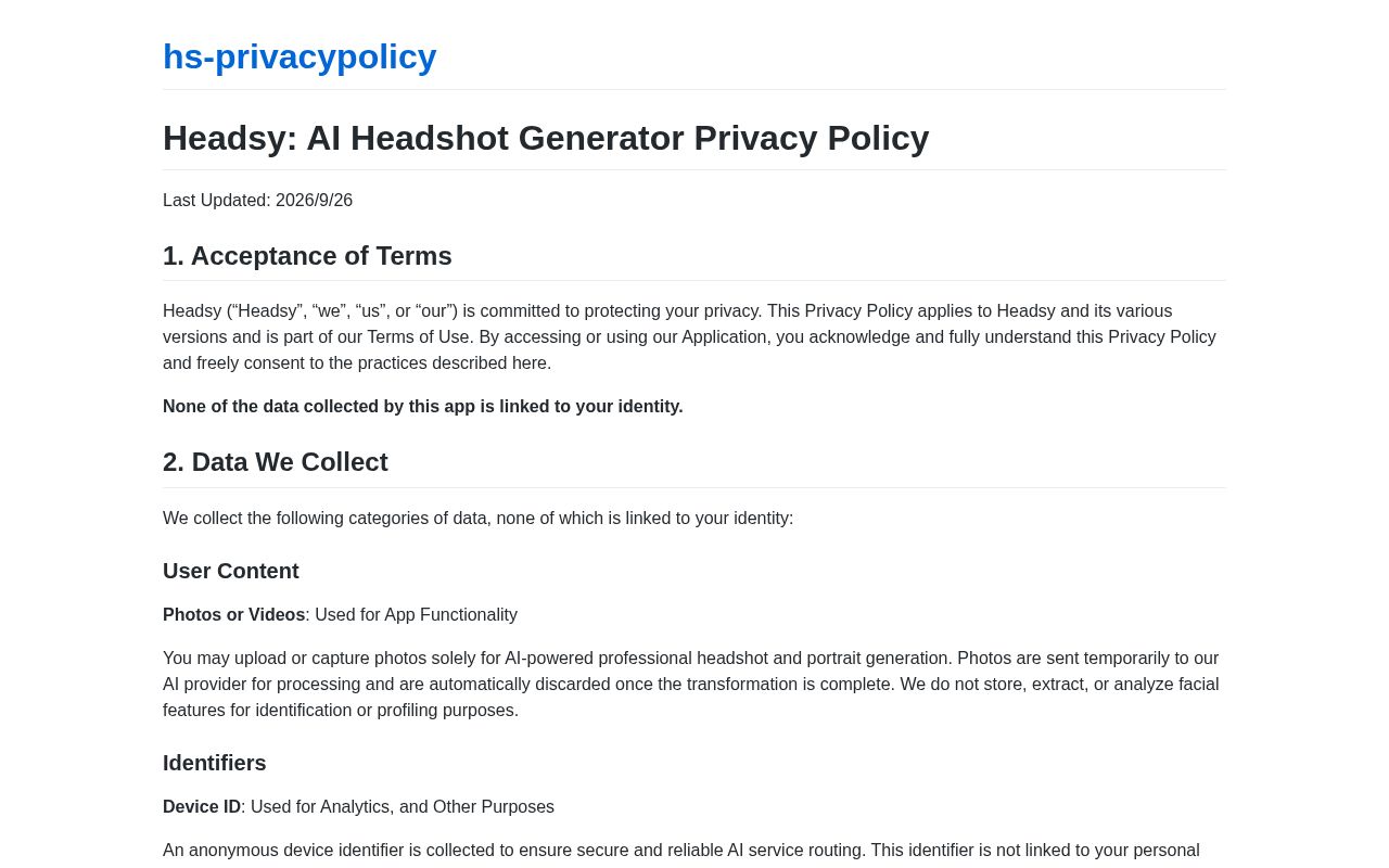 Preview of Hs Privacypolicy