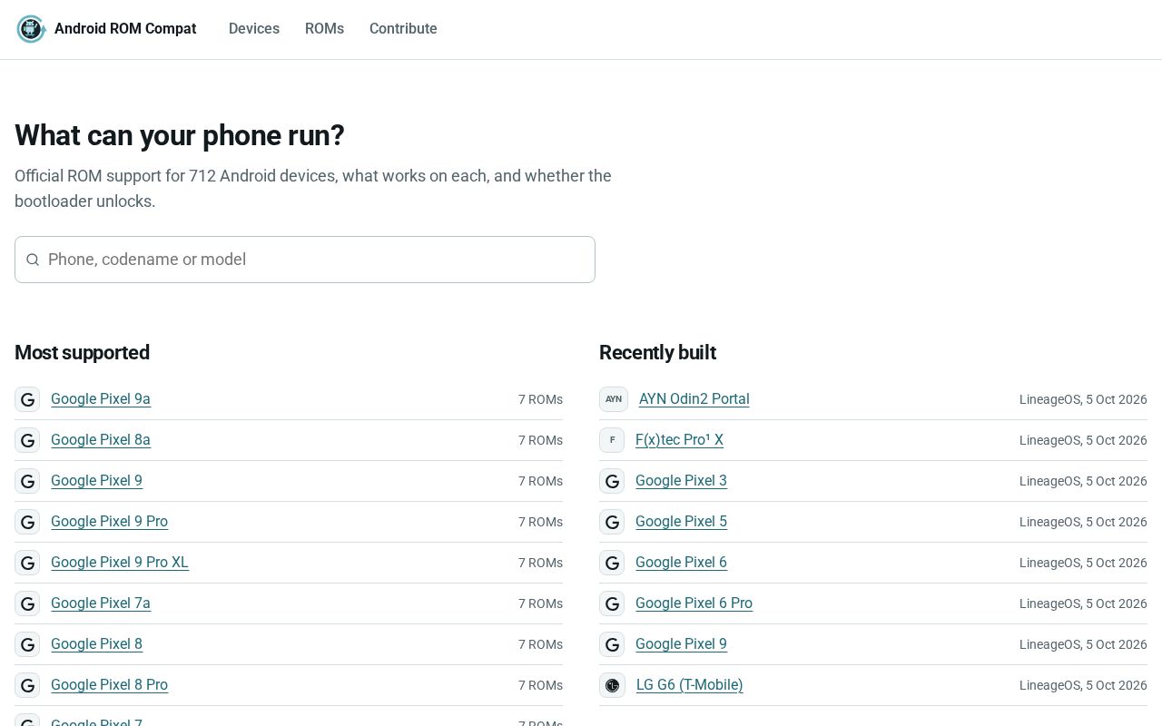 Preview of Android Rom Compat