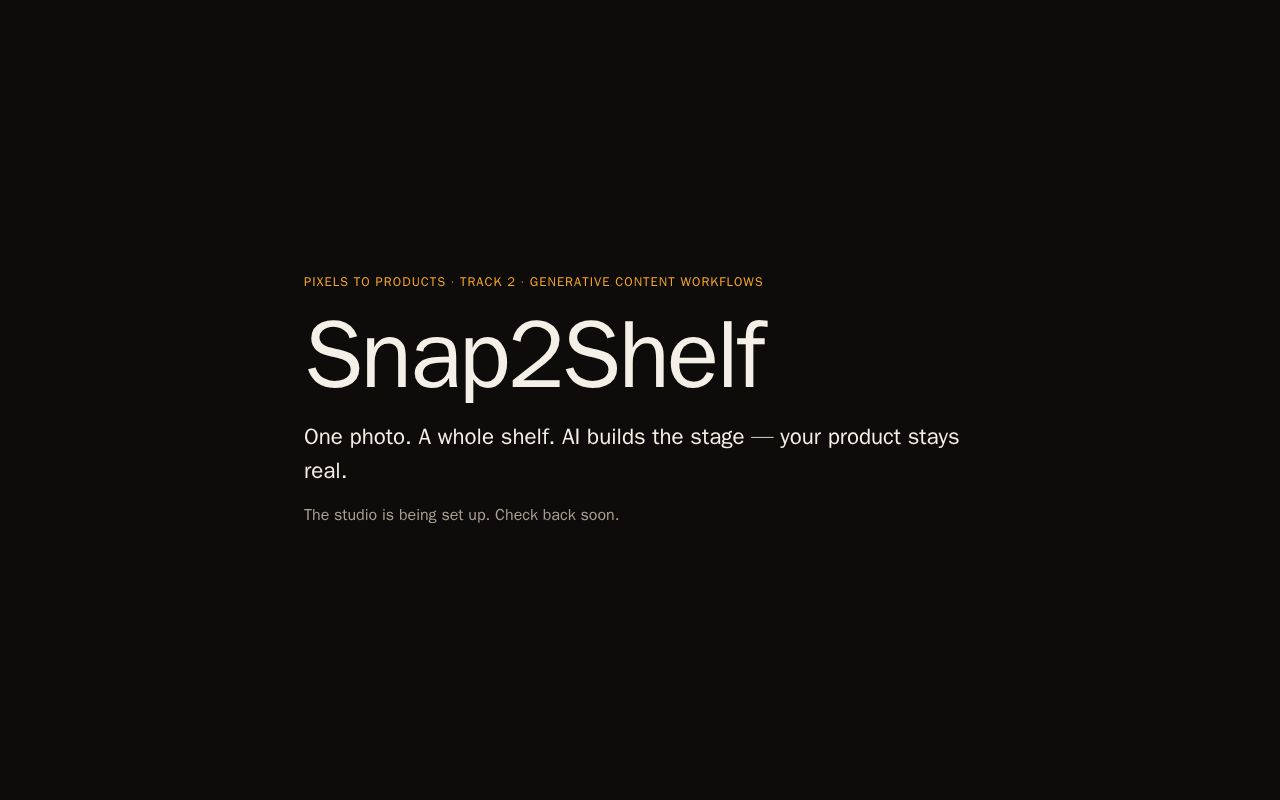 Preview of Snap2shelf