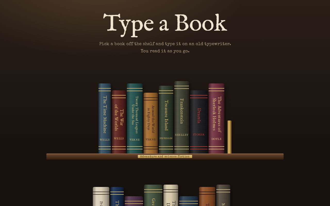 Preview of Type a Book