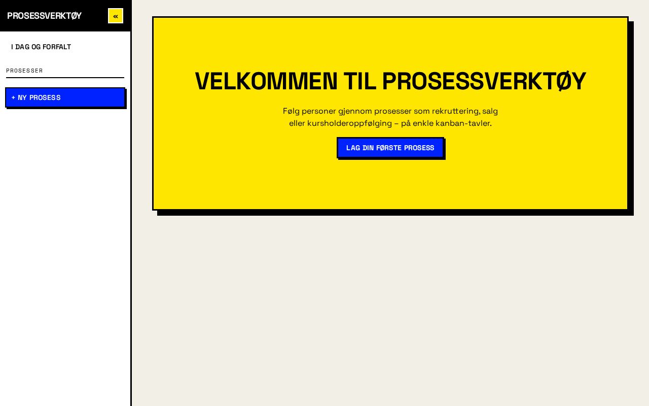 Preview of Prosess Verktoy