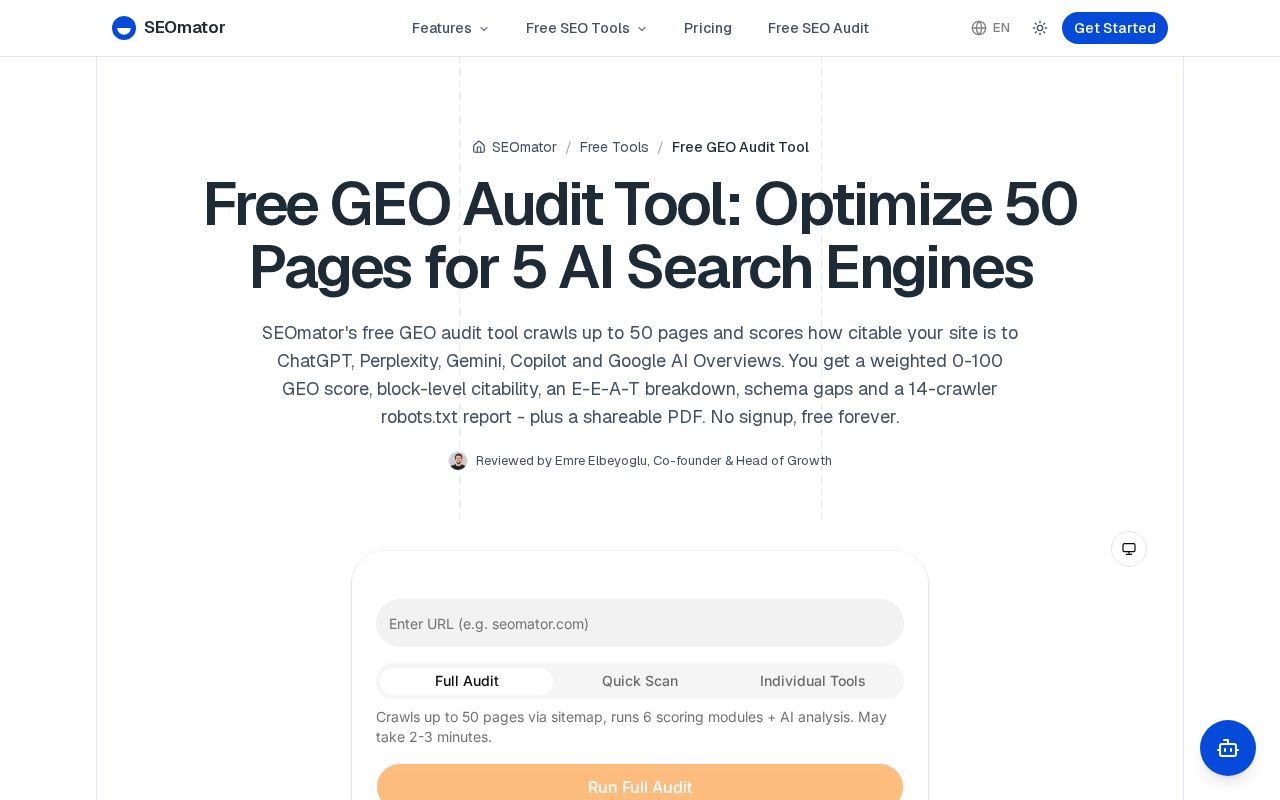 Preview of Geo Audit Skill