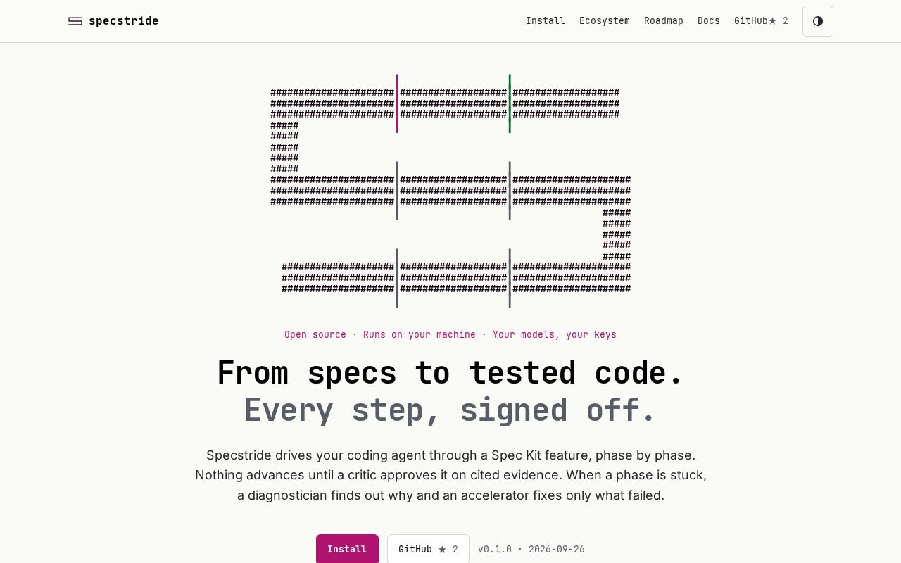 Preview of Specstride Ai