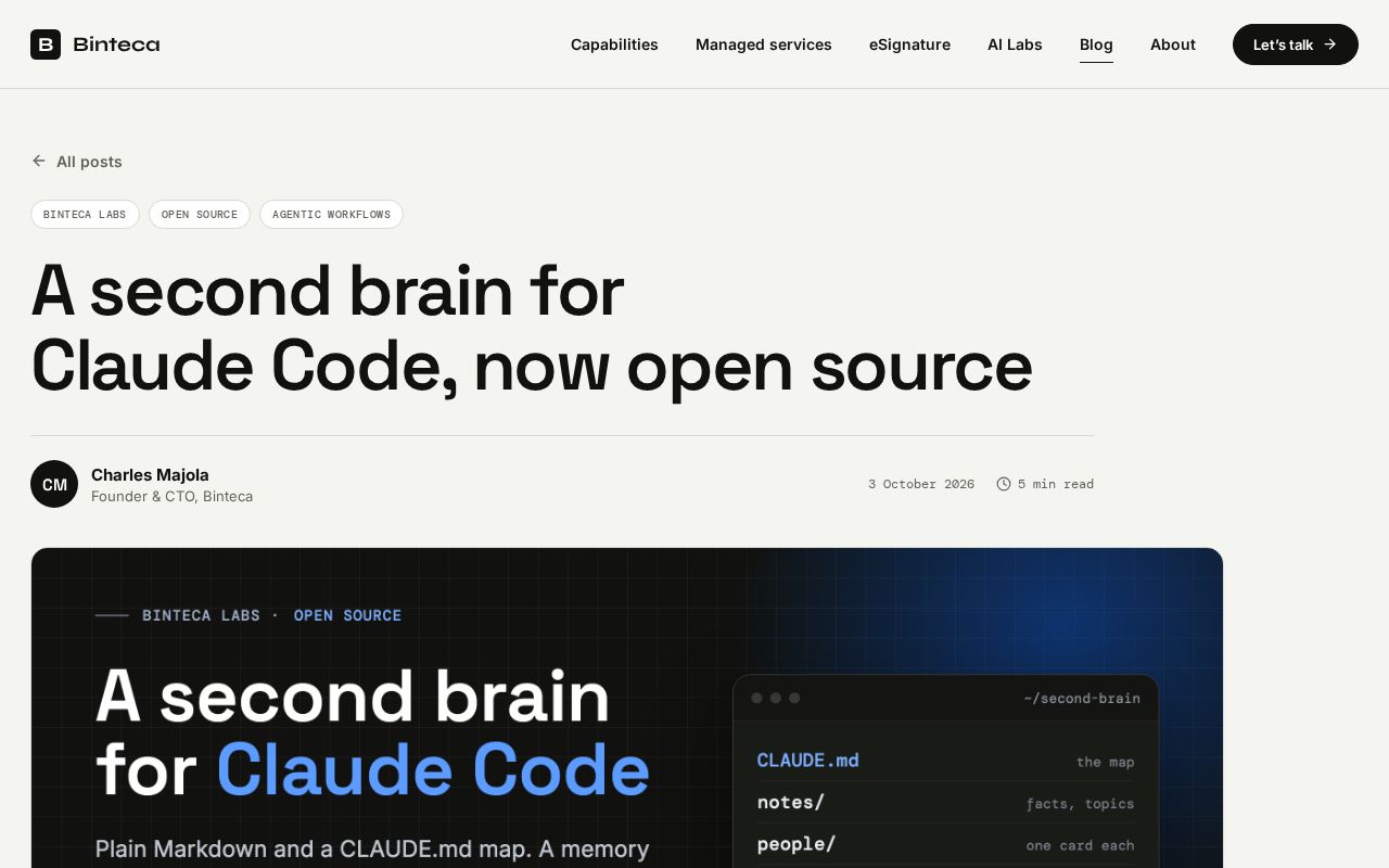 Preview of Second Brain
