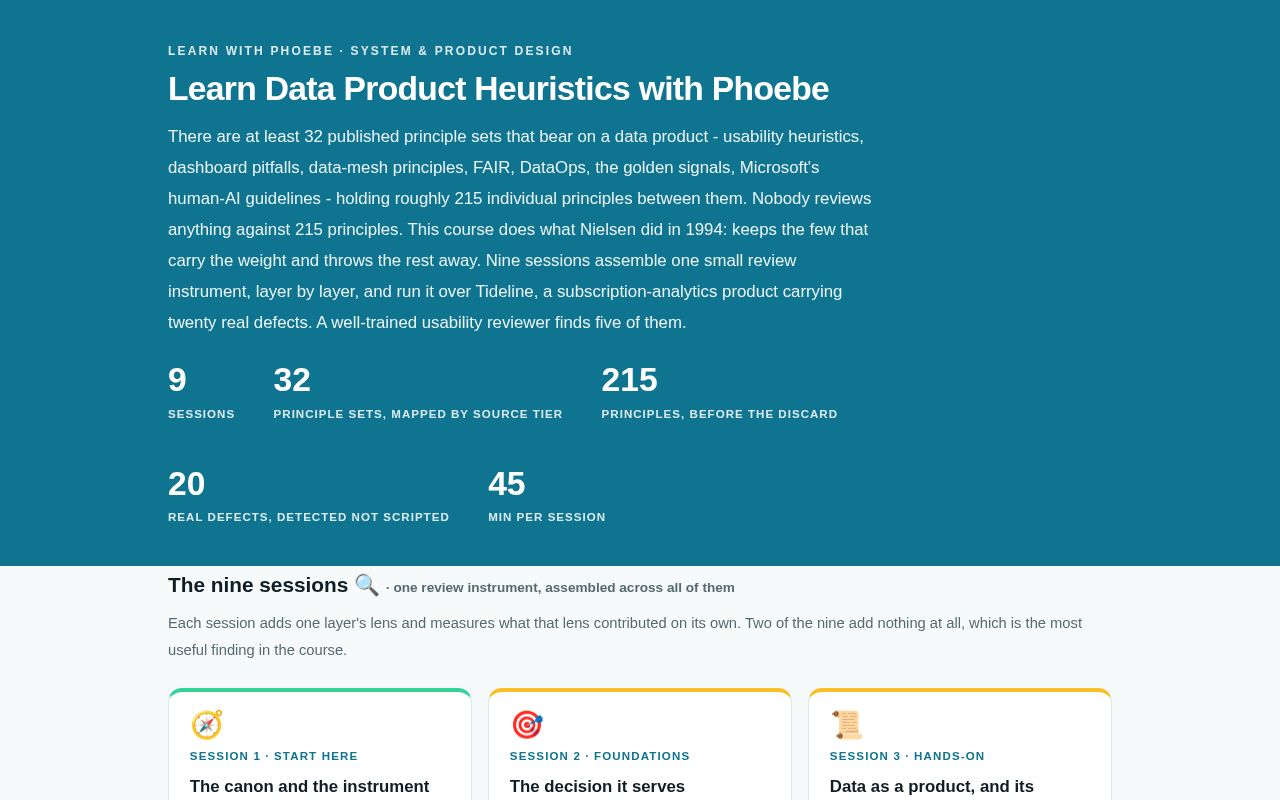 Preview of Learn Data Heuristics With Phoebe