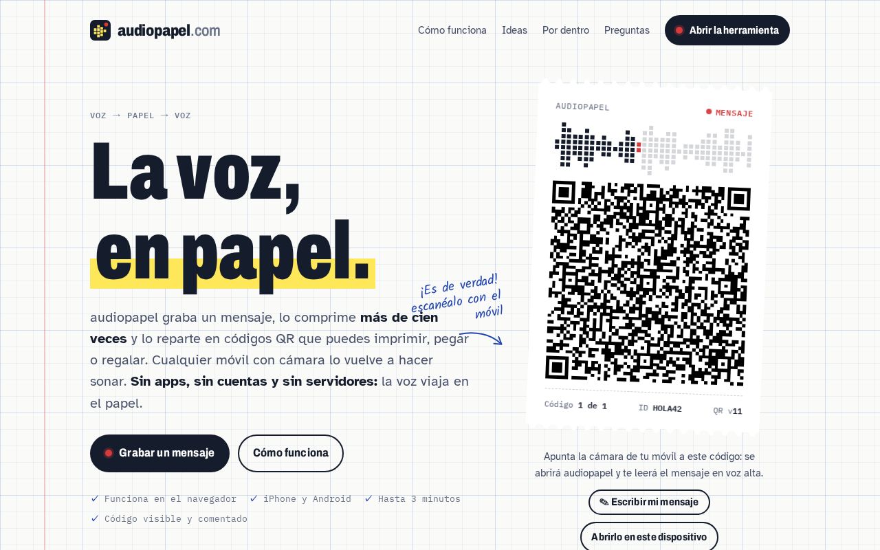 Preview of Audiopapel