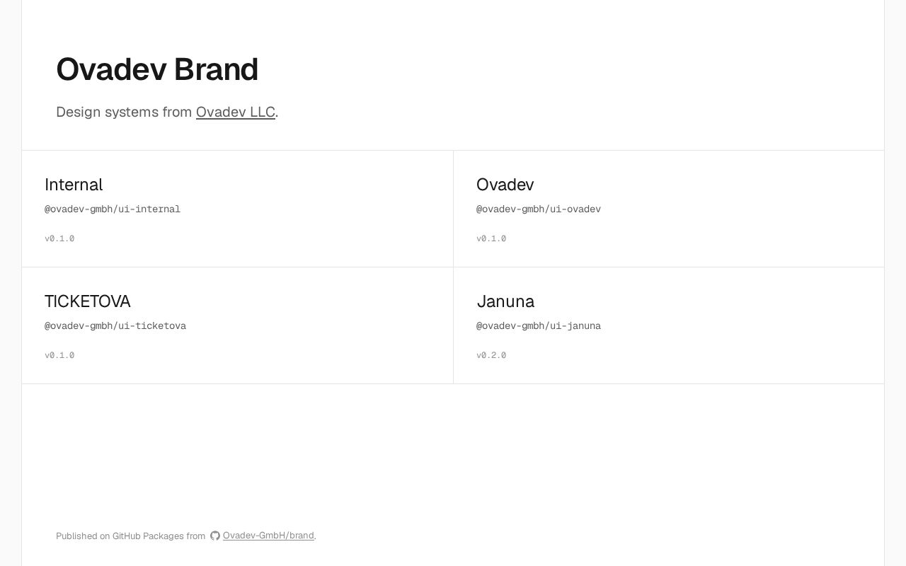 Preview of Ovadev UI components for Vite/React apps