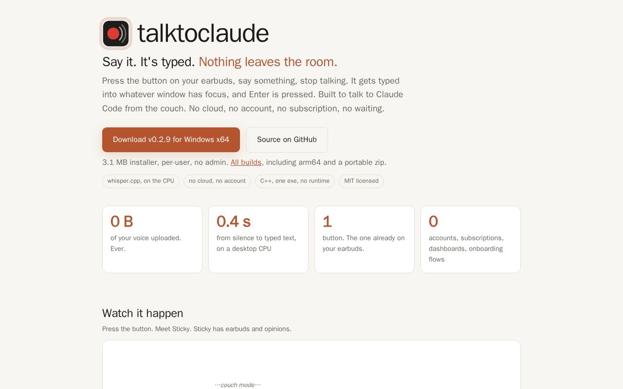 Preview of Talktoclaude