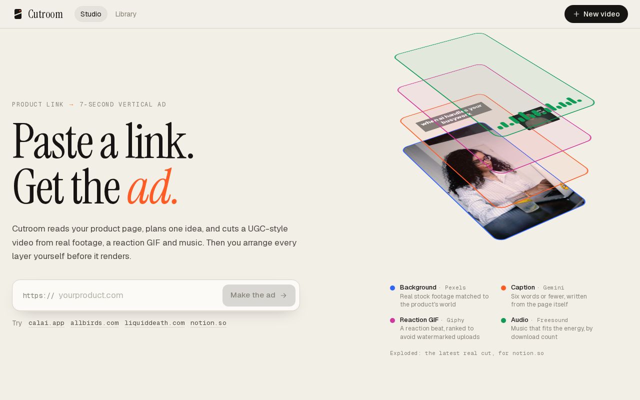 Preview of UGC Video Generator