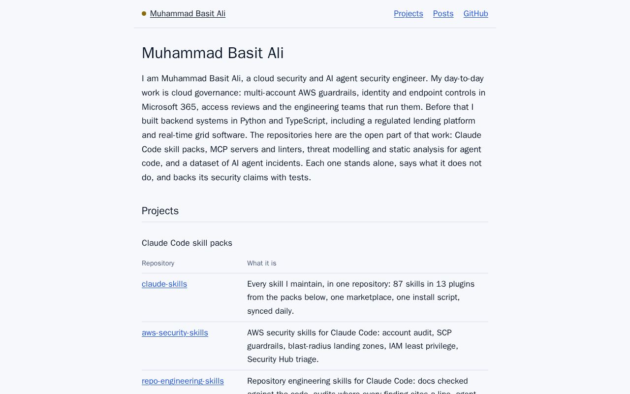 Preview of Basitalisandhu Github Io