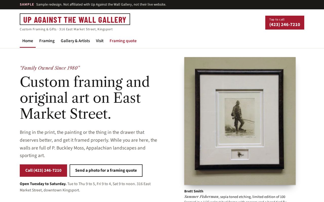 Preview of Up Against the Wall Gallery