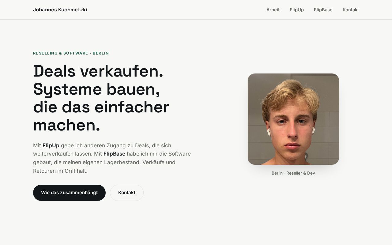 Preview of Website